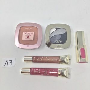 L'oreal 5 Pc Le Gloss Incredible Gray Eye Pink A7